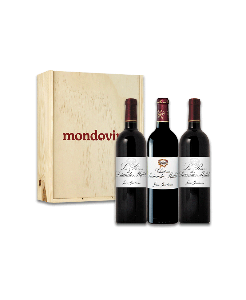 Coffret vin Bordeaux Duo Rouge et Blanc - Grands vins du Médoc