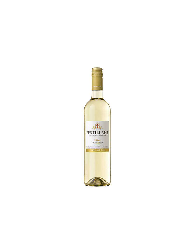 Vin blanc effervescent à base de vin désalcoolisé, Festillant (75 cl)